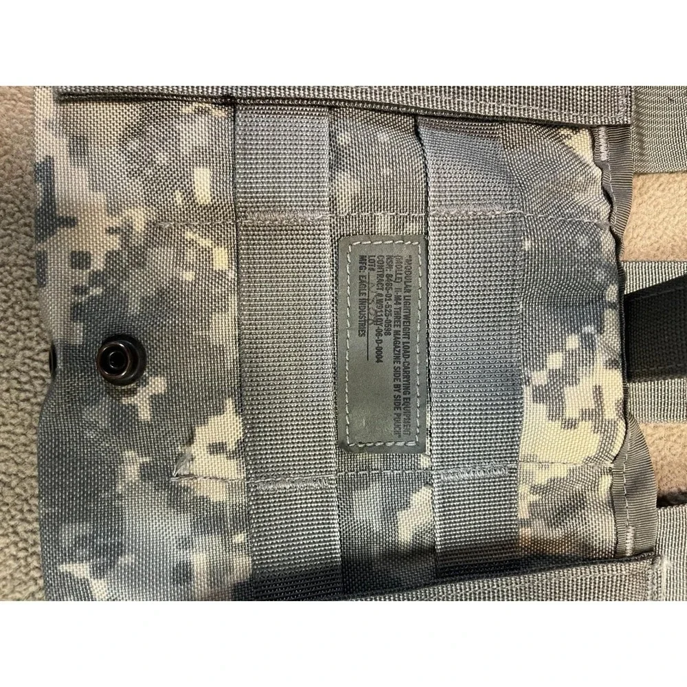 Set of 5 MOLLE Triple Magazine Pouch Dump Pouch‎ Army Digital Camo